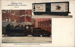 Anheuser-Busch - Largest Switching Locomotive Ever Built St. Louis, MO Postcard Postcard Postcard