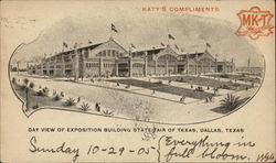 Exposition Building, State Fair of Texas Postcard