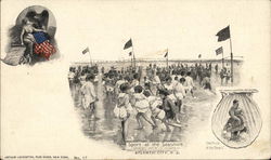 Sport at the Seashore Postcard