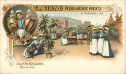 H. J. Heinz Co. - Roof Garden, The Noon Hour Pittsburgh, PA Postcard Postcard Postcard