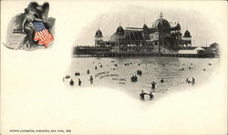 Bathing at Salt Air Beach Salt Lake City, UT Postcard Postcard Postcard