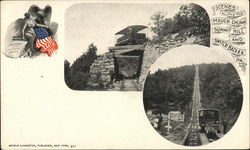 Scenes along the Mauch Chunk Summit Hill and Switchback R. R. Pennsylvania Postcard Postcard Postcard