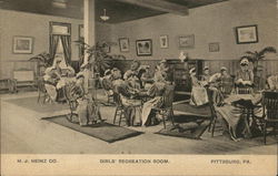 H. J. Heinz Co. - Girls Recreation Room Postcard