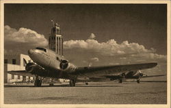 American Airlines Flagship Take-Off Airline Advertising Postcard Postcard Postcard