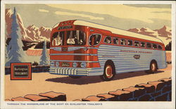 Burlington Trailways Buses Postcard Postcard Postcard