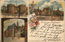 Gruss aus Budingen Büdingen, Germany Postcard Postcard