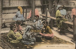 ALGERIE - Ecole te tapis Arabes Algeria Africa Postcard Postcard