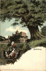 Rudelsburg Castle Germany Postcard Postcard