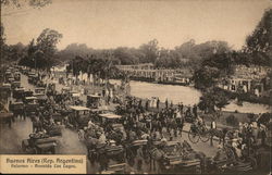 Avenida Los Lagos Buenos Aires, Argentina Postcard Postcard