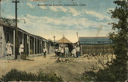 Residential Section Postcard