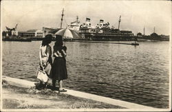 The Piers from the Yamashita Park Yokohama, Japan Postcard Postcard