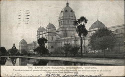 The Exhibition Building Postcard