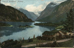 View of Nordfjord. Norway. Postcard