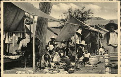 Chichicastenango-Vendedor de caandeias. Postcard