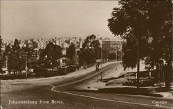 Johannesburg from Berea South Africa Postcard Postcard