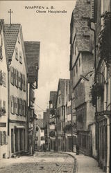 Wimpfen am Berg, Obere Hauptstrasse Postcard