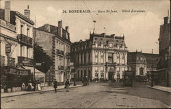 Gare St-Jean - Hotel Terminus Bordeaux, France Postcard Postcard