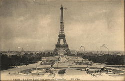 Eiffel Tower Paris, France Postcard Postcard