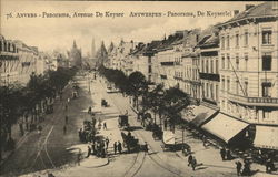 Avenue De Keyser Antwerp, Belgium Benelux Countries Postcard Postcard