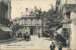 Place de la Mairie Biarritz, France Postcard Postcard