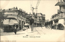 Avenue du Kursaal Montreux, France Postcard Postcard