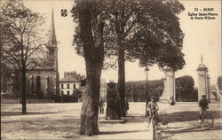 DIJON Eglise Saint-Pierre et Porte Wilson Postcard