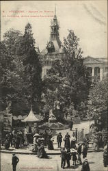 TOULOUSE. - Square et Donjon du Capitole, Angle Alsace-Lafayette France Postcard Postcard