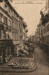 La Rue des Eaux-de-Robec Rouen, France Postcard Postcard