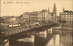 Liege - Pont des Arches Belgium Benelux Countries Postcard Postcard