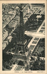 The Eiffel Tower Paris, France Postcard Postcard