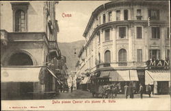 Dalla piazza Cavour alla piazza A. Volta Milano, Italy Postcard Postcard