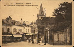 La Rue Gambetta Sanvic, France Postcard Postcard