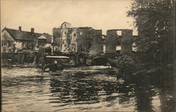 City by the water. Germany Postcard Postcard