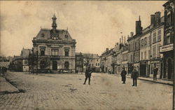 Soldier posing for the picture. Postcard