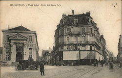 Place Cujas - Ecole des Beaux Arts Bourges, France Postcard Postcard