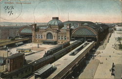 Dresden Hauptbahnhof Germany Postcard Postcard