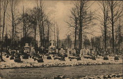 Heldenfriedhof an der Grande Tranchec auf der Cotes Lorraine France World War I Postcard Postcard