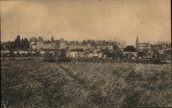 Castle by the city. Louppy-le-Château, France World War I Postcard Postcard