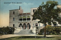 Government House Hamilton, Bermuda Postcard Postcard