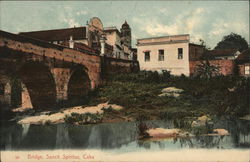 Bridge, Sancti Spiritus, Cuba Postcard