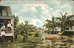 Street in Fisherman's Point, Cable Office Guantanamo Bay, Cuba Postcard Postcard Postcard