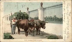 Street Cleaner Havana, Cuba Postcard Postcard