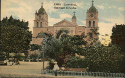 Cathedral Santiago, Cuba Postcard Postcard