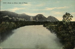 Scene on River, Isle of Pines Havana, Cuba Postcard Postcard