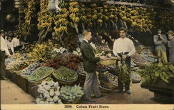 Cuban Fruit Store Postcard Postcard