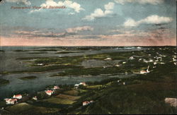 Panoramic view of Bermuda Postcard Postcard