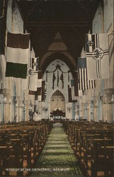 Interior of the Cathedral, Bermuda Hamilton, Bermuda Postcard Postcard