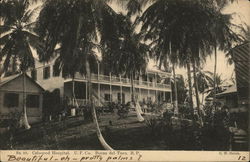 Coloured Hospital U.F.Co, Bocas del Toro Postcard