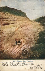 Culebra Cut, Panama Canal Postcard