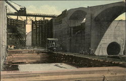 Pedro Miguel Locks Panama Postcard Postcard